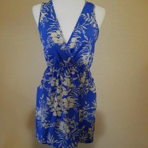 Blue and White Dress-Forever 21 Size SP